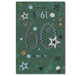 60th Birthday Card