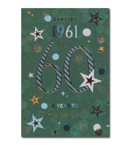 60th Birthday Card