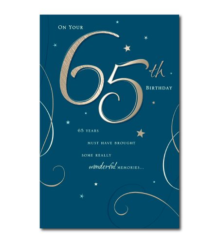 65th Birthday Card