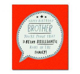 Brother Birthday Card