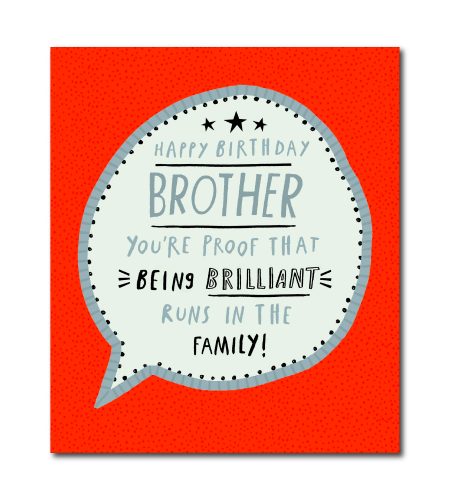 Brother Birthday Card