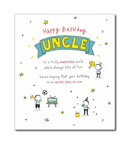 Uncle Birthday Card
