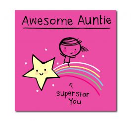 Awesome Auntie Birthday Card
