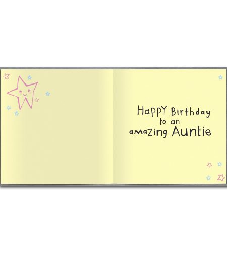 Awesome Auntie Birthday Card - Image 2