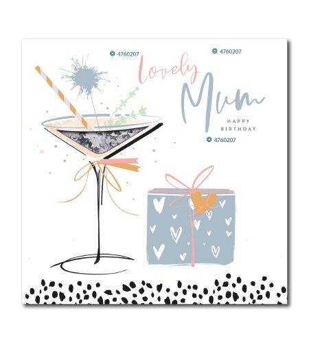 Lovely Mum Birthday Card