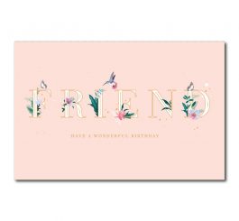Friend Birthday Greeting Card