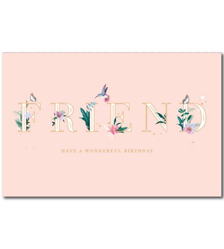 Friend Birthday Greeting Card