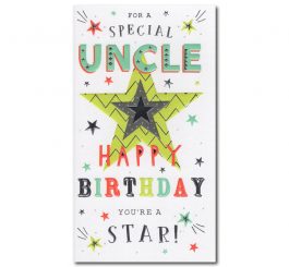 Uncle Birthday Card