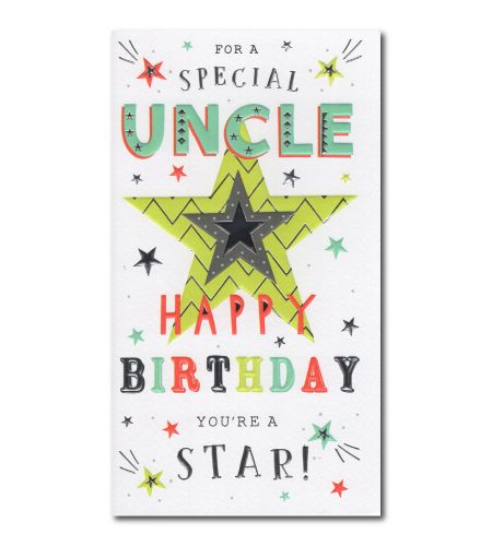 Uncle Birthday Card