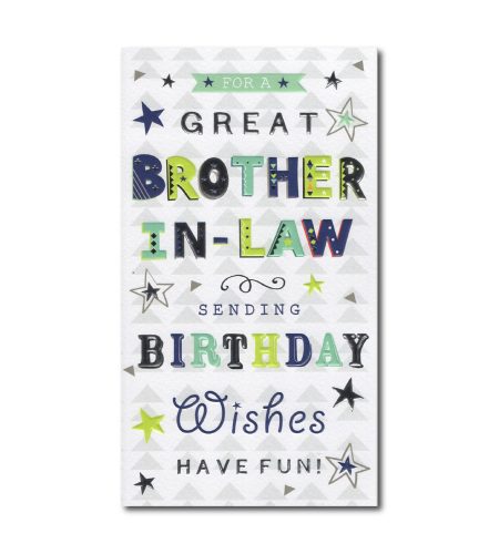 Brother In Law Birthday Card