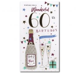 60th Birthday Card