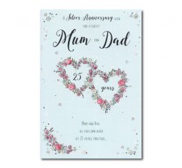 Mum & Dad Silver 25th Anniversary