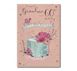 60th Birthday Grandma Card