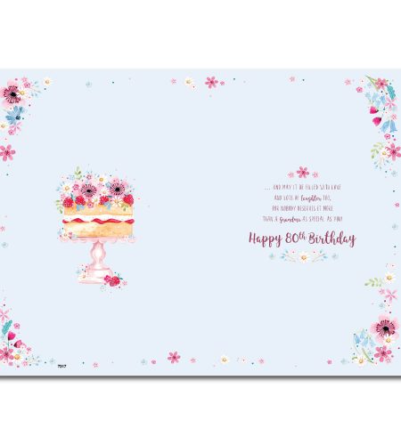 80th Birthday Grandma Card - Image 2