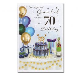 70th Birthday Grandad Card