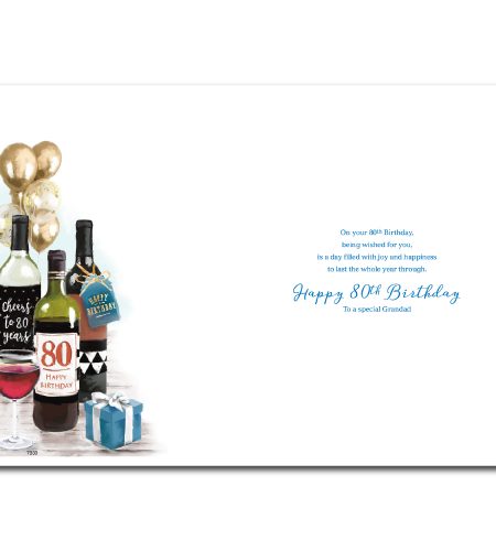 80th Birthday Grandad Card - Image 2