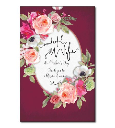 Wife Mother's Day Card