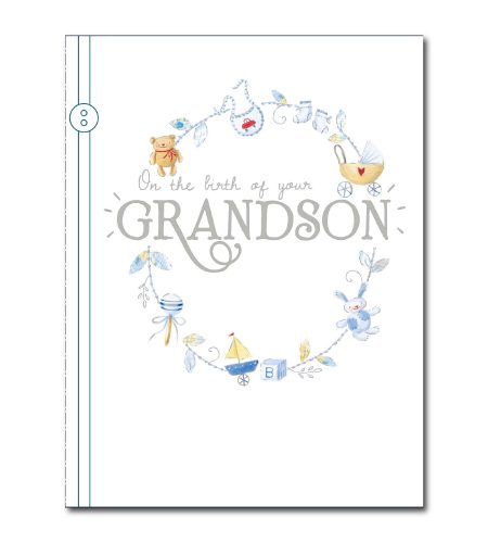 Grandson Birth Card