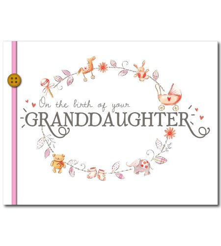 Granddaughter Birth Card