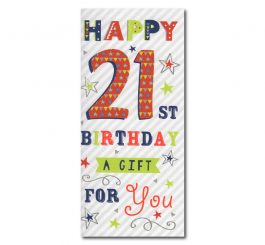 21st Birthday Monday Card