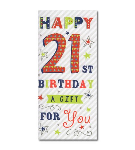 21st Birthday Monday Card