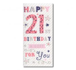 21st Birthday Monday Card