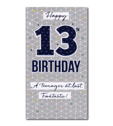 13th Birthday Card