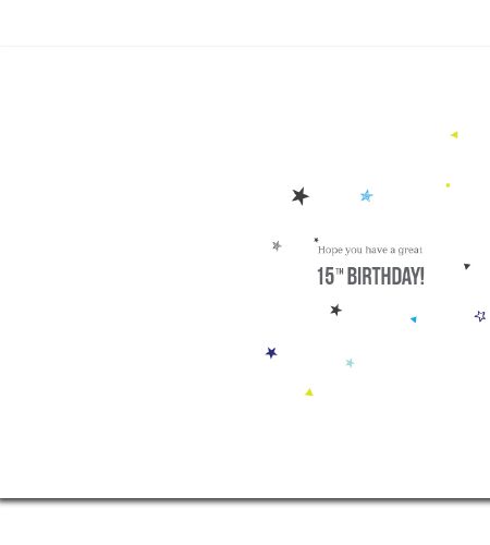 15th Birthday Card - Image 2