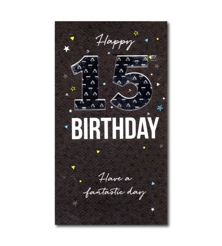 15th Birthday Card