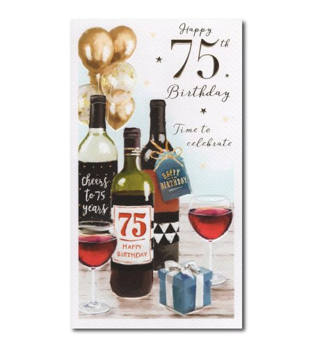 75th Birthday Card