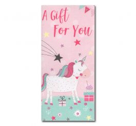Happy Birthday Unicorn Money Card