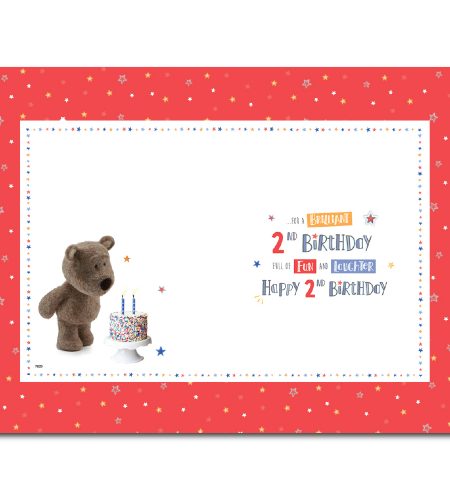 2nd Birthday Grandson Card - Image 2