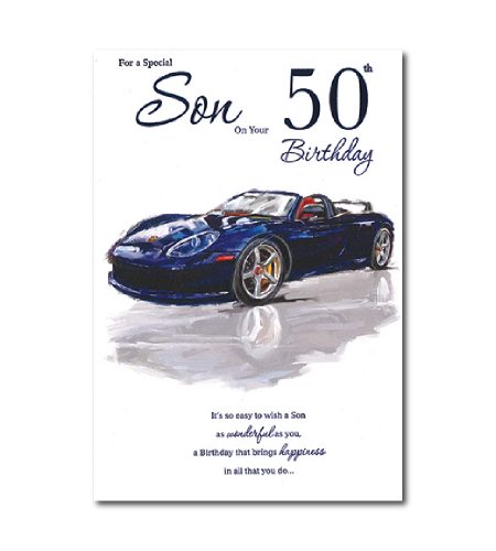 50th Birthday Son Card