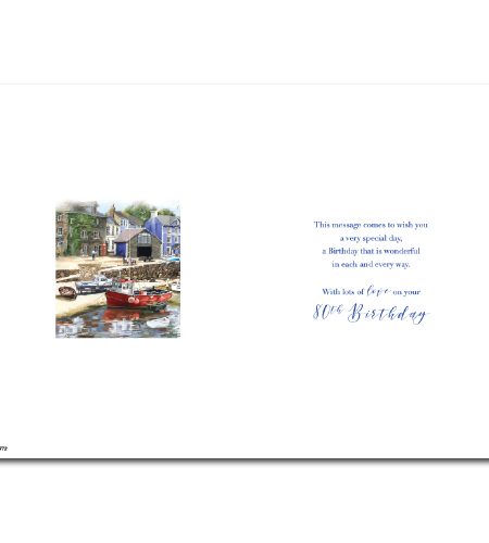 80th Birthday Husband Card - Image 2