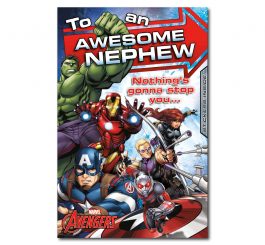 Nephew Marvel's Avengers Birthday Card