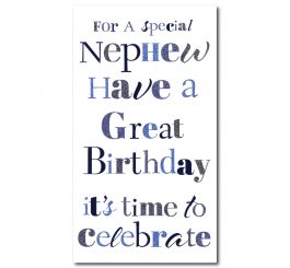 Nephew Birthday Card