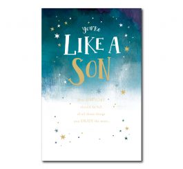 Like A Son Birthday Card