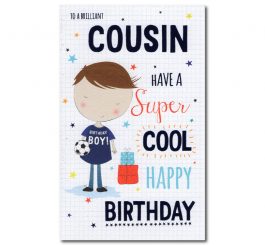 Cool Cousin Birthday Card