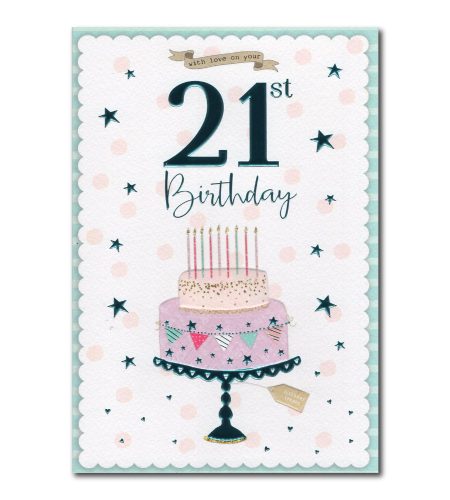 21st Birthday Card