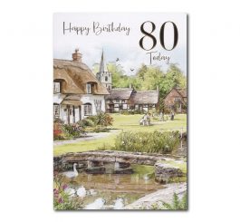 80th Birthday Card