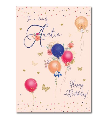 Aunt Birthday Card