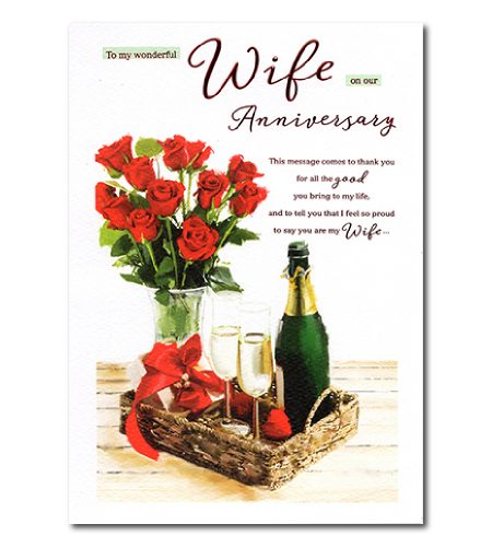 Wife Anniversary Card
