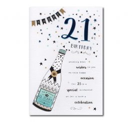 21st Birthday Card