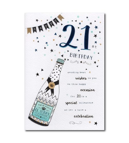 21st Birthday Card
