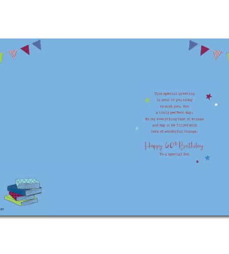 60th Birthday Son Card - Image 2