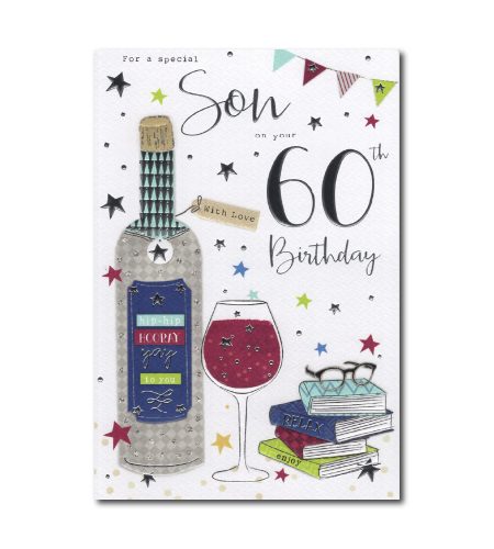 60th Birthday Son Card