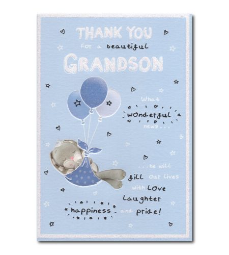 Grandson Birth Card