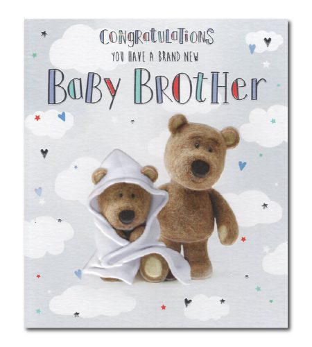 Brother Baby Birth Card