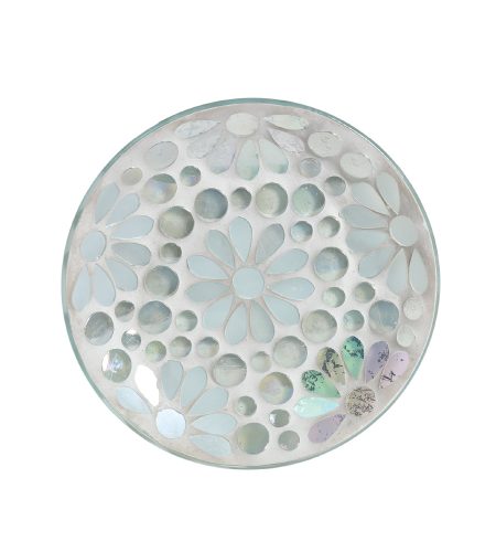Candle Jar Plate & Shade Set - Pearl - Image 3