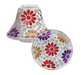 Candle Jar Plate & Shade Set - Multicolour